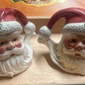 Fitz and Floyd Santa Claus Salt & Peppers Set circa 1997
